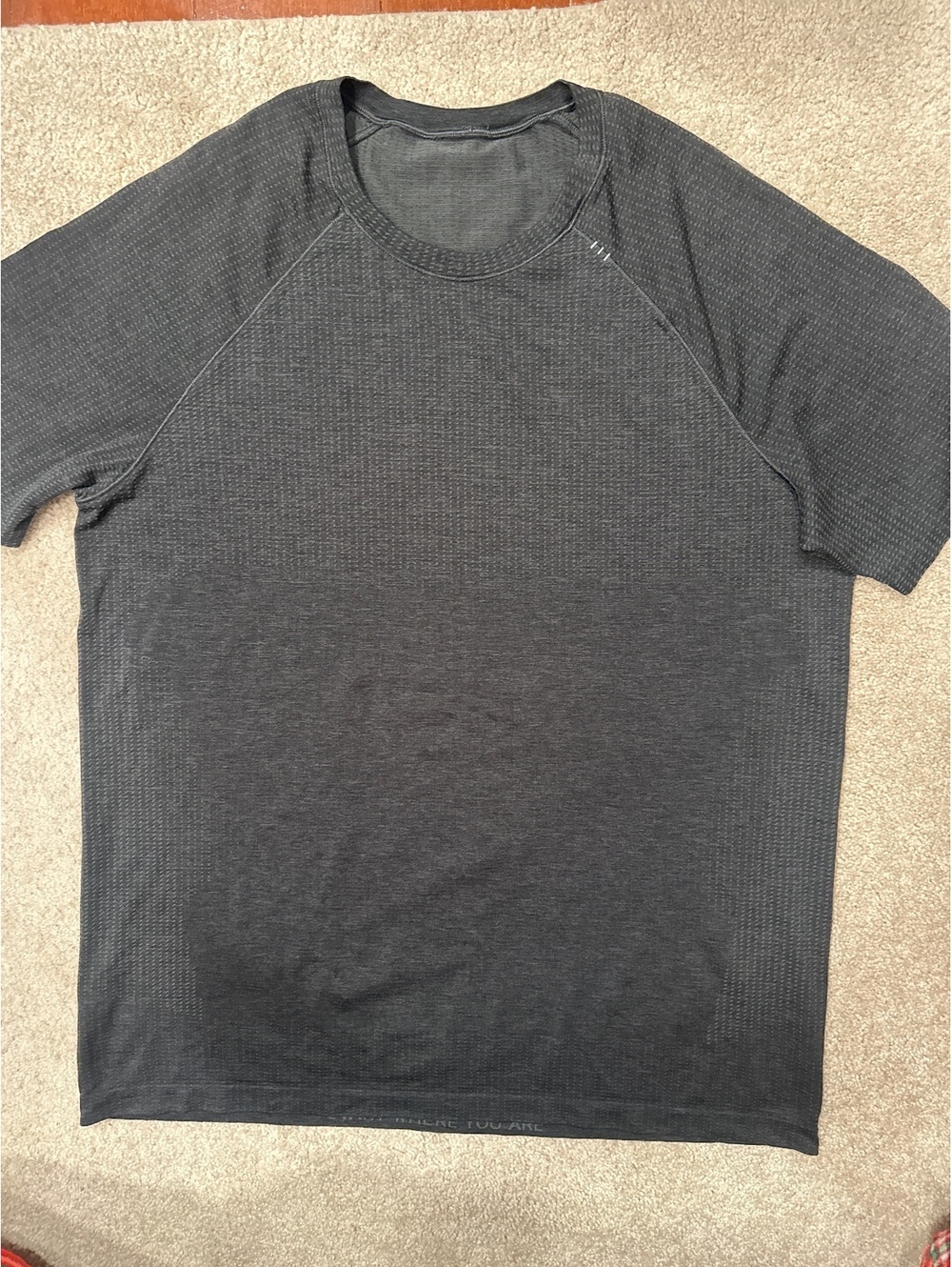 (4)Lululemon Men's Black Short Sleeve Athletic Shirt XL